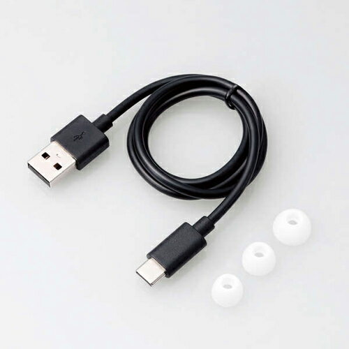 エレコム(ELECOM) LBT-HSC30MPWH(ホワイト) ヘッドセット Bluetooth ワイヤレスイヤホン USB Type-C端子