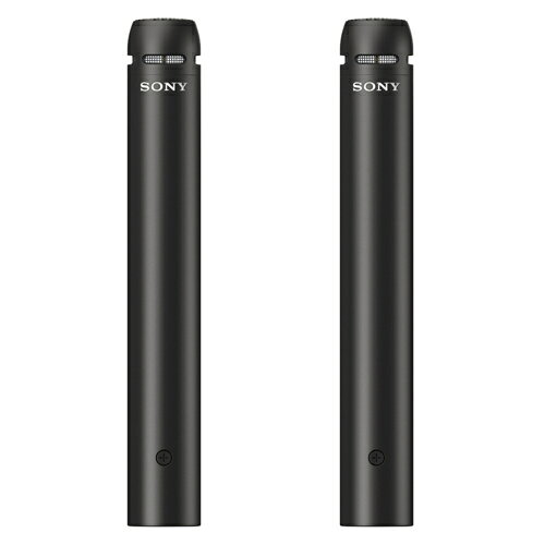 ソニー SONY ECM-100UMP エレクトレットコンデンサーマイクロホン ステレオペア2本セット ECM100UMP