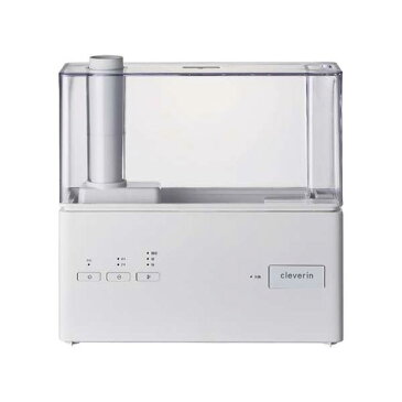 ドウシシャ KMWV-301C-WH(ホワイト) クレベリンLED搭載 超音波式加湿器 木造5畳/プレハブ8畳