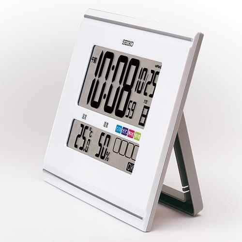 セイコー SEIKO SQ445W 白パール塗装 快適環境NAVI 電波掛け時計 SQ445W [2]