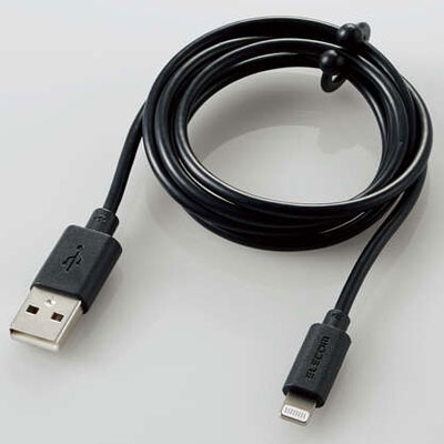 エレコム(ELECOM) MPA-MUAL10BK ブラック まとまるLightningケーブル 1m