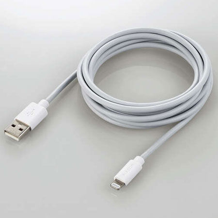 Rakuten - エレコム(ELECOM) MPA-UAL20WH ホワイト スタンダードLightningケーブル 2m