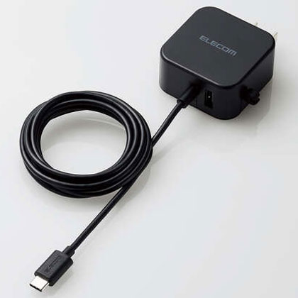 쥳(ELECOM) MPA-ACC22BK(֥å) ACŴ(2.4A/C֥ηAݡȡ1) 1.5m