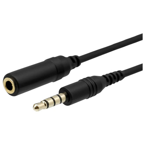 オウルテック(OWLTECH) OWL-CB35PJ35-BK ブラック オーディオ延長ケーブル 3.5m