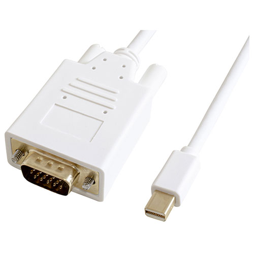 IODATA(アイ・オー・データ) GP-MDPV15W-10(ホワイト) Mini DisplayPort→VGAケーブル 1m