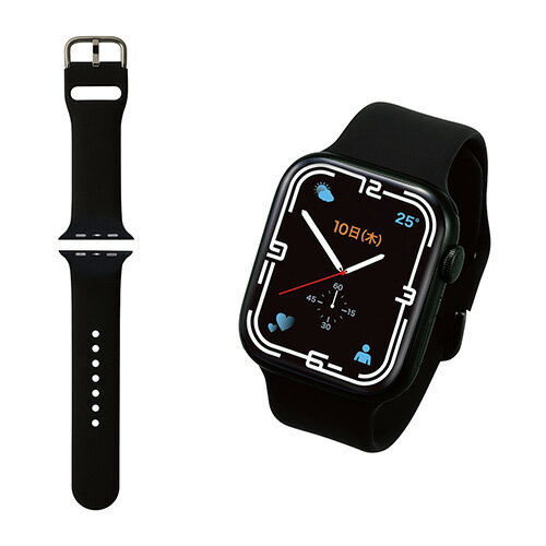 Other - エレコム(ELECOM) AW-45BDSCBK ブラック Apple Watch用シリコンバンド 45/44/42mm
