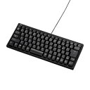 サンワサプライ SKB-KG3BKN2(ブラック) コンパクトキーボード 86キー 日本語(2)