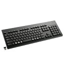 エレコム(ELECOM) TK-WS02DMKBK(ブラック) キーボード 無線(2.4GHz) ワイヤレス USB-A(2)