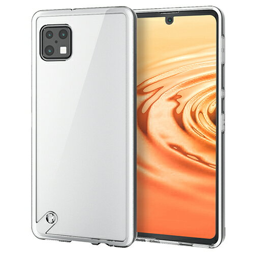 ���쥳��(ELECOM) PM-S221HVCKCR ���ꥢ AQUOS sense6s/sense6�� ������ ���С� �ϥ��֥�å�