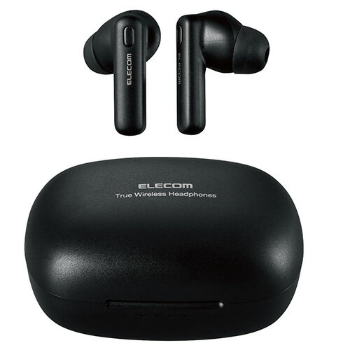エレコム(ELECOM) LBT-TWS13BK(ブラック) AAC対応 ワイヤレスイヤホン Bluetooth 無線