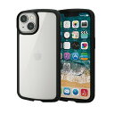 エレコム(ELECOM) PM-A22ATSLFCBK(ブラック) iPhone 14/13用 ハイブリッドケース TOUGH SLIM LITE フレームカラー(2)
