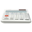 CASIO カシオ JE-12D-WE-N(ホワイト) 人間工学電卓 右手使用向け 12桁 JE12DWEN