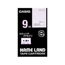 Cartridges - CASIO(カシオ) XR-9XS ネームランド用 透明テープ 銀文字 9mm