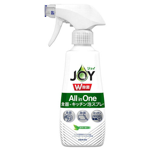 P＆G ジョイ W除菌 ミラクル泡スプレー 緑茶の香り本 体275ml