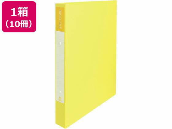 ↑↑↑正確な在庫状況は上記バナー「在庫状況を確認する」をクリックして頂き、必ずご確認ください。&nbsp;&nbsp;【代引不可商品】仕入先よりお客様宅へ直送手配いたします商品です。そのため代引きは対応致しかねます。紙製2穴O型リングファイル丈夫なファイルカード紙を使用。表紙に間伐材を使用した環境配慮商品。●色：イエロー●サイズ：A4タテ●外寸法：縦306×横235×背幅36mm●リング内径：27mm●収容可能枚数：コピー用紙約220枚●穴間隔：80mmピッチ●材質：ファイルカード紙(間伐材パルプ配合率20%)●シート厚：本体0.8mm●注文単位：1箱(10冊)●グリーン購入法適合●GPNエコ商品ねっと掲載※メーカーの都合により、パッケージ・仕様等は予告なく変更になる場合がございます。【KK9N0D18P】　