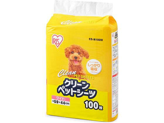 アイリスオーヤマ クリーン ペットシーツ ワイド 100枚[代引不可]