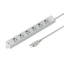 サンワサプライ TAP-K6SP-3 工事物件雷ガードタップ 3ピン6個口 3m(2)