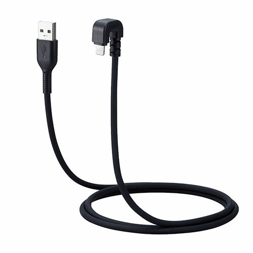 エレコム(ELECOM) MPA-UALU12BK ブラック iPhone/iPad/iPod対応 U字型 Lightningケーブル 1.2m