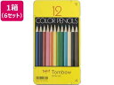 トンボ鉛筆 色鉛筆 12色入×6セット[代引不可]