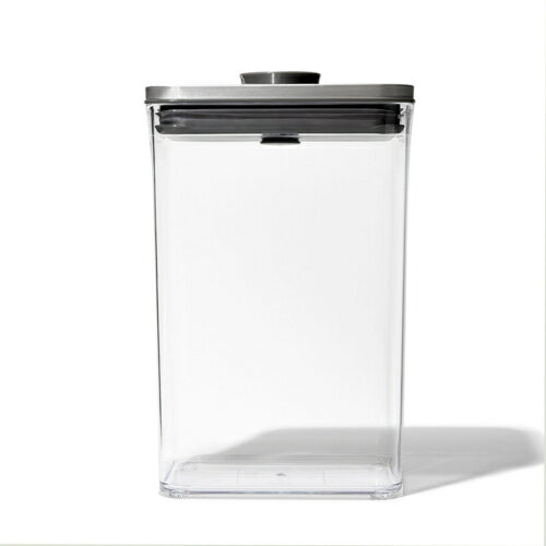 Steel Storage Containers - OXO(オクソー) オクソー ステンレスポップコンテナ レクタングル ミディアム -2.6L