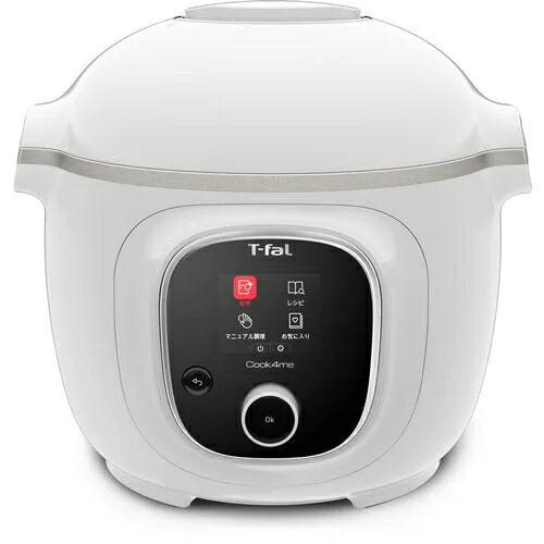 【長期保証付】ティファール(T-fal) CY8711JP 電気圧力鍋 クックフォーミー cook 4 me ホワイト 6L