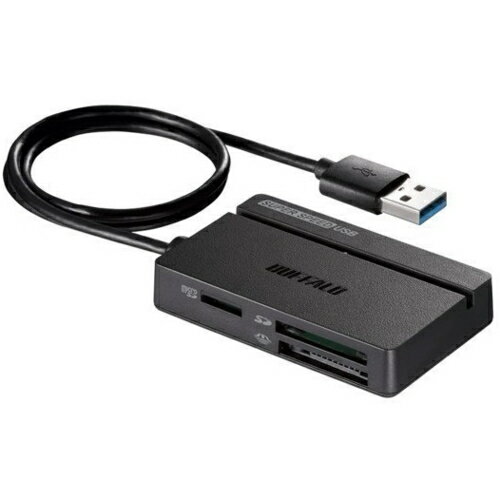 バッファロー(BUFFALO) BSCR100U3BK ブラック カードリーダー