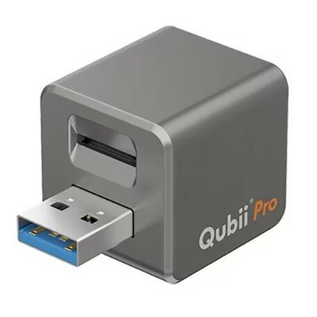 maktar MKPQS-SG スペースグレイ Qubii Pro iPhone/iPad用 バックアップストレージ MKPQSSG