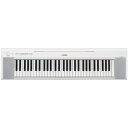 【長期保証付】ヤマハ YAMAHA NP-15WH(ホワイト) piaggero(ピアジェーロ) 電子キーボード 61鍵盤 NP15WH