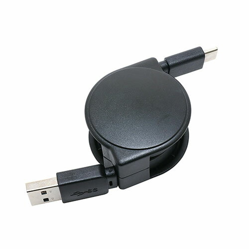 ミヨシ URC-CA10G USB3.2 Gen2対応 USB A - USB Type-Cコードリールケーブル