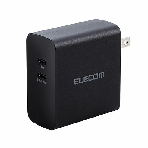 GR(ELECOM) ACDC-PD4570BK(ubN) USB Power Delivery 70W AC[d(C~2)