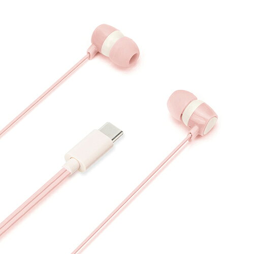 樂天商城 - PGA PG-SECE3PK1 USB Type-Cコネクタ ステレオイヤホン カナルタイプ ピンク