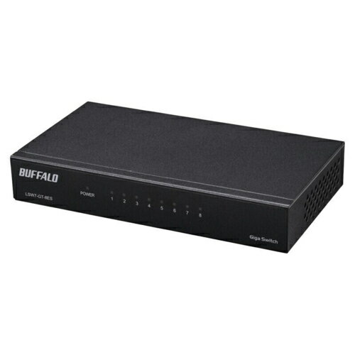 バッファロー(BUFFALO) LSW7-GT-8ES/BK Giga対応スイッチングハブ 8ポート