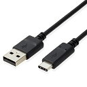 GR(ELECOM) GM-U2CAC20BK(ubN) USBP[u 2.0 ^CvC USB-A PS5Ή Rg[[[d