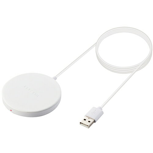 エレコム(ELECOM) W-MA01WH ワイヤレス充電器 マグネット内蔵 ケーブル一体型 1m エレコム(ELECOM) W-MA01WH ワイヤレス充電器 マグネット内蔵 ケーブル一体型 1m