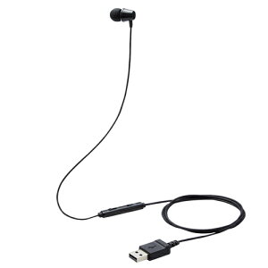 エレコム(ELECOM) HS-KD06UBK(ブラック) イヤホン 子供用 片耳 有線 高耐久 マイク付 ブラックバーゲン