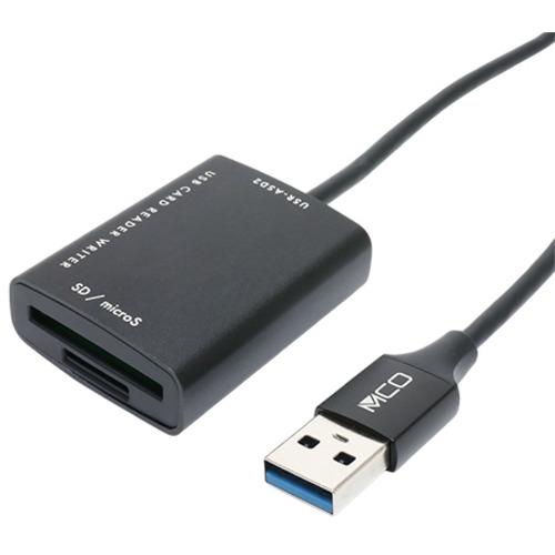 ミヨシ USR-ASD2/BK SDカードリーダ・ライタ USB3.2Gen1対応 USB-A 70cm