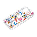 PGA iPhone15用 クリアハイブリッドケース アリス(2)