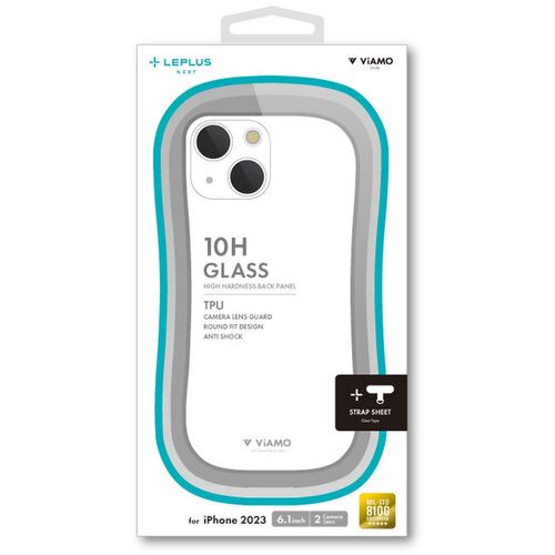 Rakuten - MSソリューションズ iPhone 15/14 耐傷・耐衝撃ハイブリッドケース ViAMO freely ライトグレー