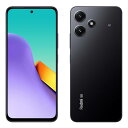 シャオミ(小米) 【おまけ付】Redmi 12 5G 6.8型 4GB/128GB ミッドナイトブラック SIMフリー MZB0ETQJP