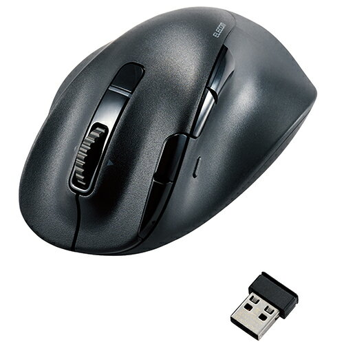 エレコム(ELECOM) M-XGL50MBSKBK(ブラック) Bluetooth マウス(無線接続可) 静音 ワイヤレス 8ボタン Lサイズ エレコム(ELECOM) M-XGL50MBSKBK(ブラック) Bluetooth マウス(無線接続可) 静音 ワイヤレス 8ボタン Lサイズ