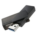 エレコム(ELECOM) MF-RMU3B032GBK(ブラック) USBメモリ 32GB USB-A 回転式キャップ 誤回転防止 ホコリ混入防止(2)