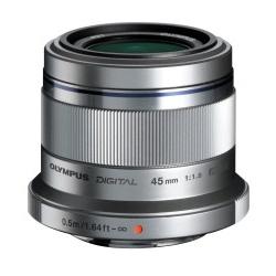Rakuten - オリンパス OLYMPUS 【アウトレットメーカー保証付】M.ZUIKO DIGITAL 45mm F1.8 シルバー マイクロフォーサーズ 単焦点レンズ