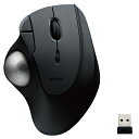エレコム(ELECOM) M-IT10DR-BK(ブラック) トラックボール マウス 無線 5ボタン 人工ルビーユニット IST