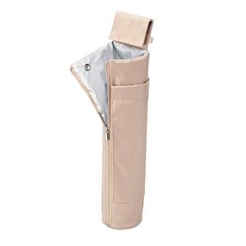 エレコム(ELECOM) BA-HIHLF-BE ベージュ ヘアアイロン ケース 収納 ポーチ 耐熱 温度250度