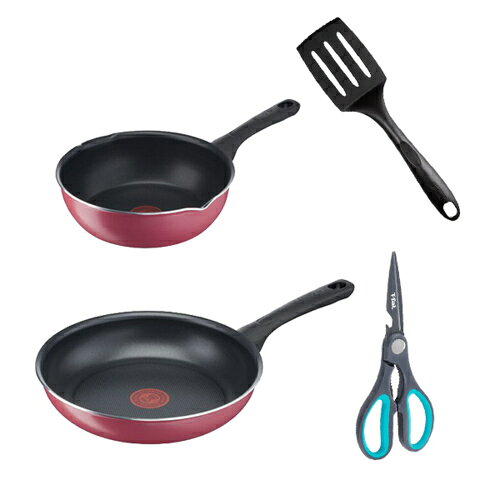 ティファール T-fal クランベリー ハッピーセット ガス火専用 4点セット 福袋 4905314151966のサムネイル