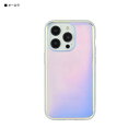 グルマンディーズ(gourmandis) IFT-159-AUR(オーロラ) IIIIfit Clear Premium iPhone15 Pro 対応 ケース(2)