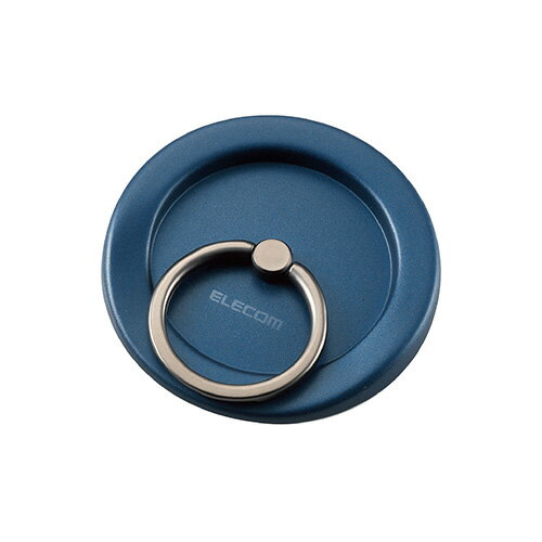 エレコム(ELECOM) P-STRMKMF-NV(ネイビー) スマホリング マグネット MagSafe対応iPhone スマホスタンド機能