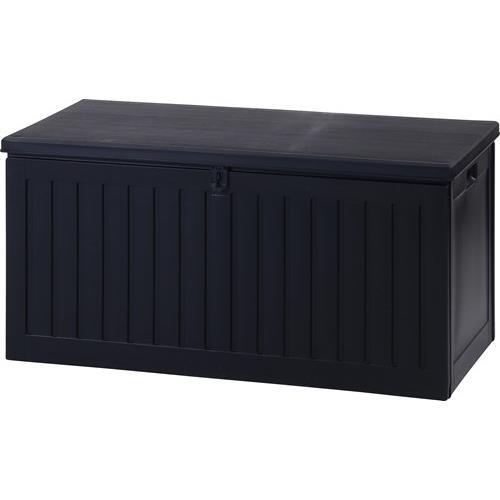 Rakuten - 不二貿易 【組立品】収納BO×ベンチ BK 270L ブラック【代引・日時指定・キャンセル不可・北海道沖縄離島配送不可】