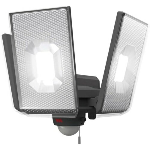 ムサシ musashi LED-AC3050 12.5W×3灯スライド型LEDセンサーライト LEDAC3050