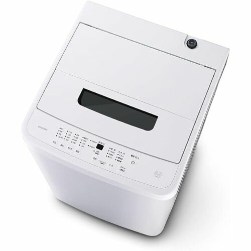 【設置＋リサイクル＋長期保証】アイリスオーヤマ(Iris Ohyama) IAW-T504-W(ホワイト) 全自動洗濯機 5.0kg